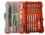 Task Tools 40PC Impact Screw Driver Bit Socket Adapter Magnetic Nut Setters. Fixed Price $48.00.