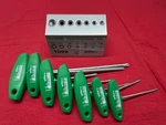 Wiha Torx T-handle Set 7 Pieces With Stand. Fixed Price $110.00.