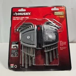 Husky Sae/metric Long Arm Hex Key Set (26-PIECE) HLAHKSM26PC. Fixed Price $16.00.