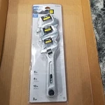 Kobalt Brand Adjustable Wrench #0464616 3PC SET;6",8" & 10" Extra Wide-new. Fixed Price $17.00.