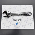 Snap-on Tools Usa New 10" Chrome Handle Adjustable Wrench AD10C. Fixed Price $154.95.
