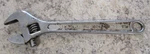 Sears 10" 250MM Adjustable Wrench - Forge Chrome Vanadium 30872 Made In Japan. Fixed Price $16.97.