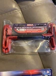 Eklind Tool 3/32" 1/4" Sae T-handle Hex Key Set 6 In. 8 Pc. Usa-new. Fixed Price $27.50.