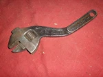 Vintage 8" Westcott No 78 Curved Handle Adjustable Wrench Keystone Mfg. Fixed Price $17.95.