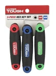 3-PIECE Hyper Tough Folding Hex Key Set Metric Sae Star 1272V New. Fixed Price $10.00.