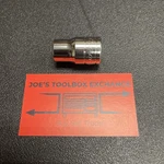 Snap-on Tools Usa New 1/2" Drive Sae Point Shallow Chrome Socket TW161A. Fixed Price $13.00.