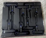 Snap-on Blue Pc Metric T-shaped/l-shaped Hex Wrench Set (2 10 Mm) AWSGM800BMB. Fixed Price $129.99.