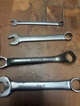 Vintage Snap-on Lot Of Combination Wrenches: Oex 220 Xs 2024 160 100. Fixed Price $24.00.