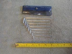 Vtg Powr-kraft Allen Hex Wrench 7-PIECE Set. Fixed Price $10.95.