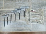 Vintage Usa Craftsman Metric Handle Hex Allen Head Wrench Set Cushion Grip 6PC. Fixed Price $34.97.