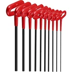 Honoson 10 Pieces T-handle Hex Key Set 9 Inch Long Wrenches Kit Red. Fixed Price $30.99.