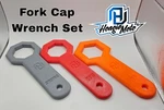 Motorcycle Fork Cap Wrench Tool Set Wp Showa Kyb Suspension Service. Fixed Price $39.99.