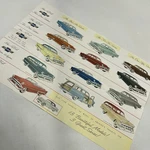 Original 1954 Chevrolet Sales Poster V4. Fixed Price $14.95.