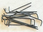 14 New Allen #58005 7/64" Standard Sae Long Arm Hex Keys, Black Oxide, Usa. Fixed Price $14.99.