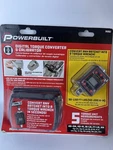 Powerbuilt 940962 1/2" Drive Digital Torque Socket Adapter New Sealed. Fixed Price $39.00.