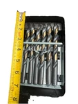 Heavy Duty 28PC Stubby Drill Bit Set Black & Gold Split Point. Fixed Price $47.00.