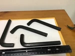 New Qty (4) Unbrako 1/2" Short Arm Hex Keys, 16046. Fixed Price $16.25.