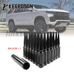 For Chevy Tahoe 4WD 24 Pcs Suv Spike Wheel Lug Nut Cover Socket Key Set M14X1.5. Fixed Price $55.99.