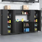 6 Pcs Garage Set Workshop Storage System Tool Boxs. Fixed Price $679.99.