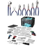 Duratech 497-PIECE Mechanics Tool Set Wrench Sockets& Workpro Pliers. Fixed Price $210.99.
