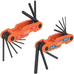 Klein Tools 70542 Compact Folding Hex Key Set, Sae And Metric, 17 Pieces. Fixed Price $26.39.