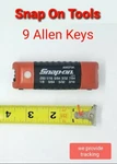 Snap On Tools Folding Sae Hex Wrench Set Plastic Handle AWEF9K- Usa Keys New!!. Fixed Price $25.95.