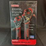 New Sears Craftsman Reflex Adjustable Wrench Set 6 - 45784. Fixed Price $49.99.
