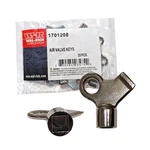 Wal-rich Radiator Bleeding Air Valve Keys Set Of Chrome. Fixed Price $28.99.