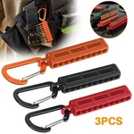 3X 1/4" Hex Bit Holder Storage Rail Screwdriver Organizer W/ Carabiner Clip. Fixed Price $10.91.