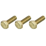 Metallixity Hex Head Screw Bolt M10-1.5X35MM 3PCS Brass Fully Threaded Solid .... Fixed Price $17.82.