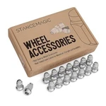 16PCS Bulge Lug Nuts - 10X1.25 Threads 1.4 Inch Length Closed End, Silver. Fixed Price $32.87.