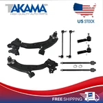8 Pcs Control Arms Stab Bar Links+ Tie Rod Ends For 07-11 Honda Crv Japanese. Fixed Price $157.17.