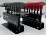 Brand New 20 Pc Allen Handle Wrench Metric Sae Alen Hex Key Set With Stand !!. Fixed Price $42.95.