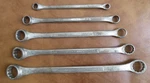 1940S 50S 5PC. Craftsman Double Line 12PT Offset Box End Wrenches 3/8"- 1". Fixed Price $43.97.