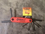 Bondhus Gorilla Grip 12587 HF7M Metric Fold Up Hex Wrench Set 2MM-8MM (SH-27). Fixed Price $11.99.