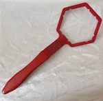 Pasco Plumbing Drain Wrench No. 7095 Made Usa Red Excellent Condition. Fixed Price $7.00.