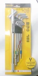 Wise SBL-1000 Super Ball Wrench Hexagon Key 9 Set With Power Handle. Fixed Price $55.01.