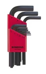 1.5MM-10MM Hex End Short Arm L-wrench Set 9PCS W/proguard Bondhus Usa #12299. Fixed Price $5.76.