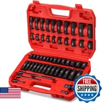 Kboisha 53-PIECE 1/4" Drive Master Impact Socket Set Cr-mo Sae Mm. Fixed Price $75.55.