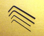 One Each .028" .035" .050" & 1/16" Hex Keys Alloy Steel Allen Wrenches - Usa. Fixed Price $13.95.