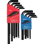 Eklind REK10022 Hex L-key Allen Wrench Combo- Long Inch + Short. Fixed Price $23.95.