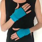 Short Costume Gloves Blue Arm Cuffs Shiny Wetlook Womens Cosplay Spandex Cyber. Fixed Price $17.10.