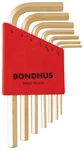 Metric Hex Short Arm L-wrench Set 7PCS 1.5MM-6MM Goldguard Bondhus 38292. Fixed Price $5.52.