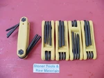 New Utility Gorillagrip 5PC Fold-up PH#1, 3/16"SLOT & 4-6MM Hex Bondhus 12540. Fixed Price $13.99.