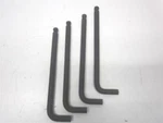 Eklind (18232) Alloy Steel, Black Oxide 1/2" Tip Hex Key - Lot Of 4. Fixed Price $35.10.