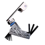 Rogue Tool Hex Wrench Multi 7-PIECE Folding Allen Key Set Silver Blue. Fixed Price $14.99.