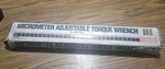 Thorsen Allied Micrometer Adjustsble Torque Wrench 10-150FT Lbs 1/2 Drivr. Fixed Price $39.99.
