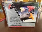 Vintage Alltrade Professional Piece T-handle Hex Wrench Set 474-T-11 Box. Fixed Price $25.00.