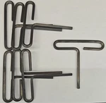 Eklind 7 T-handle 3/16" 3" Hex Allen Set T-key Short Arm 31312 Usa. Fixed Price $11.95.