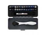 Wiha 76889 - 32 Piece Gobox Terminator Blue Mini Ratchet & Impact Bit Set. Fixed Price $42.40.